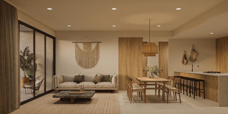 Sala | Aisha Heart of Cabo | Raini Inmuebles