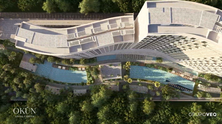 Aérea | OKÜN Living Cancún | Raini Inmuebles