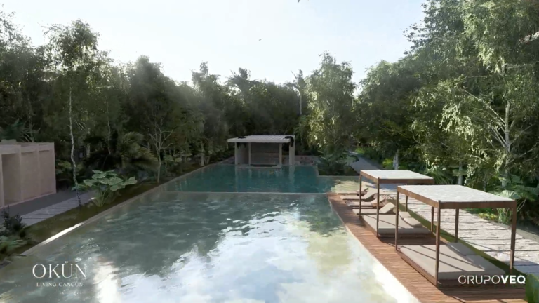 Alberca 1 | OKÜN Living Cancún | Raini Inmuebles