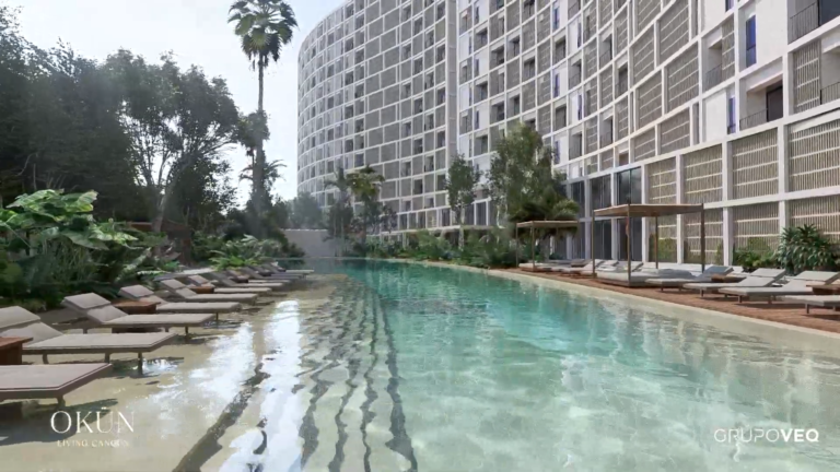 Alberca 4 | OKÜN Living Cancún | Raini Inmuebles
