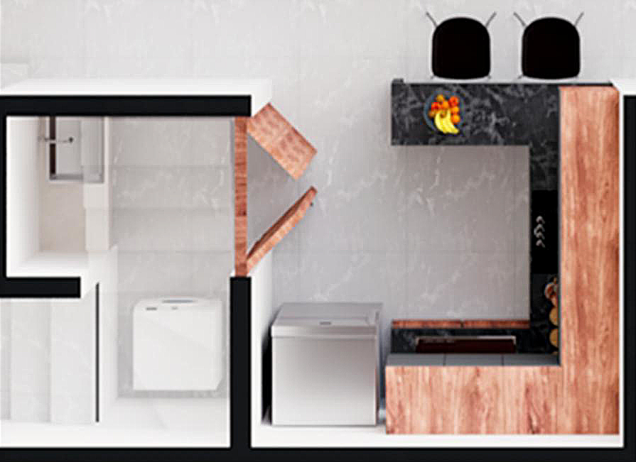 Cocina y Cuarto de Lavado