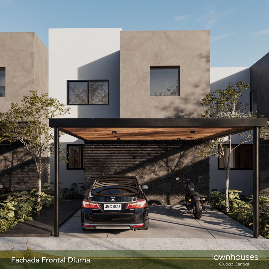 Render Fachada Frontal Día